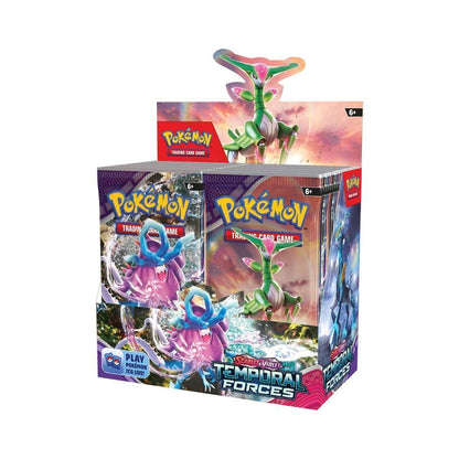 Pokémon TCG: Scarlet & Violet - Temporal Forces Booster Display Box (36 Packs) - Pokestore