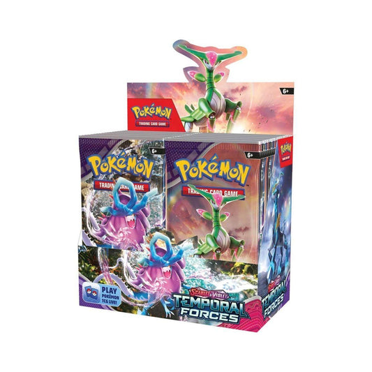 Pokémon TCG: Scarlet & Violet - Temporal Forces Booster Display Box (36 Packs) - Pokestore