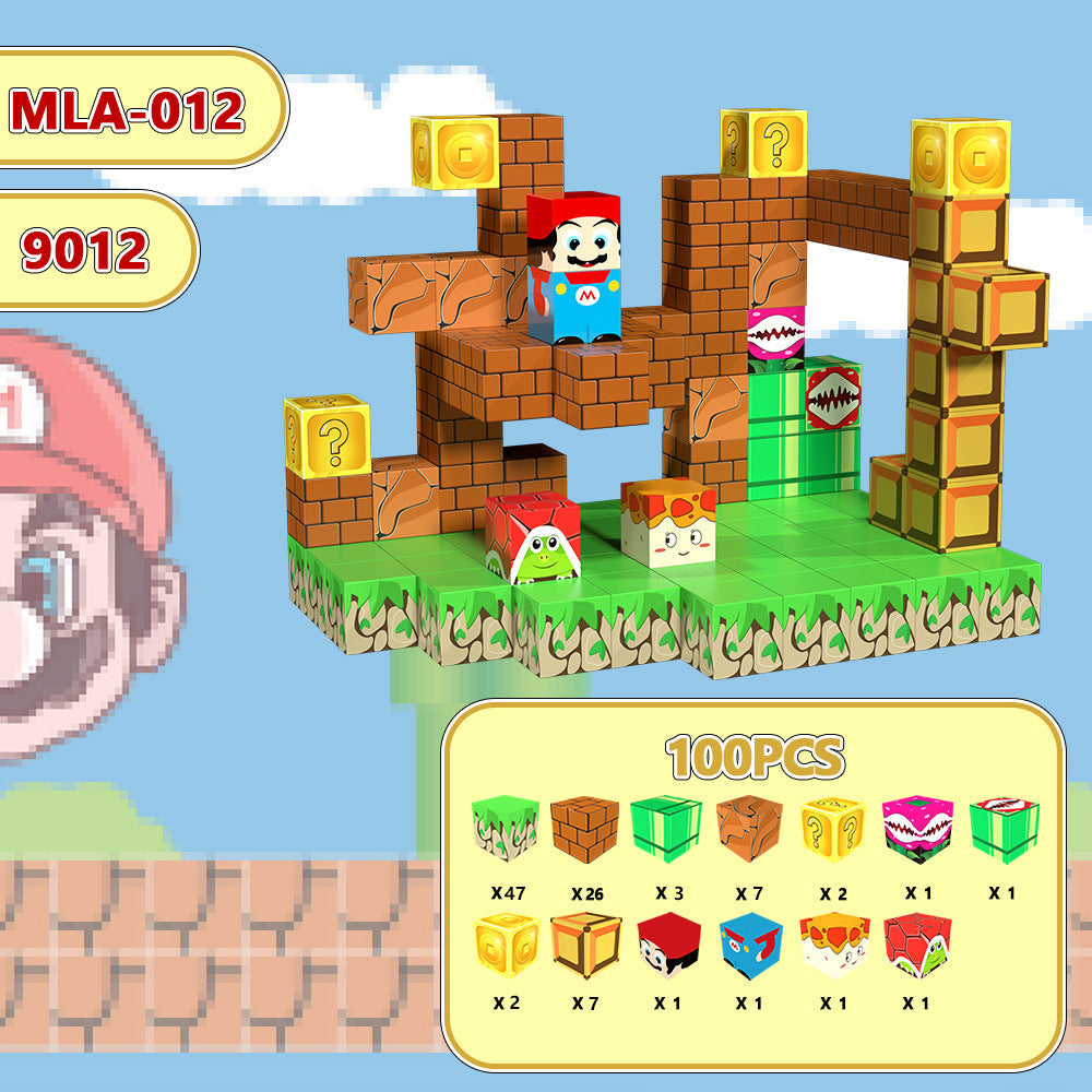 Magnetic Building Blocks – Super Mario