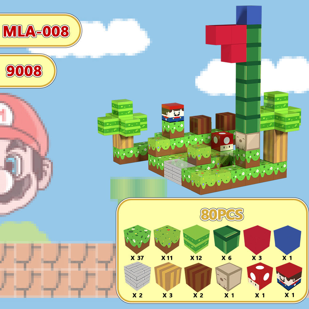 Magnetic Building Blocks – Super Mario