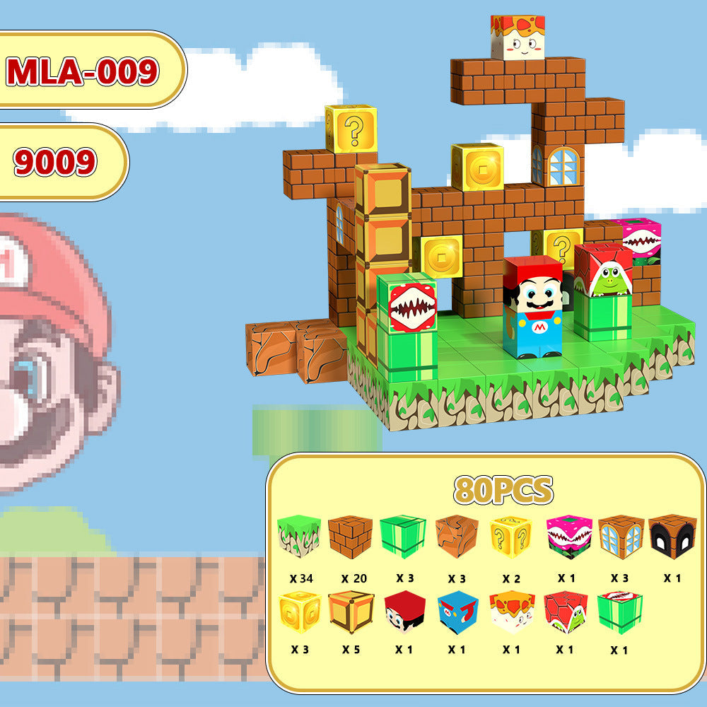 Magnetic Building Blocks – Super Mario