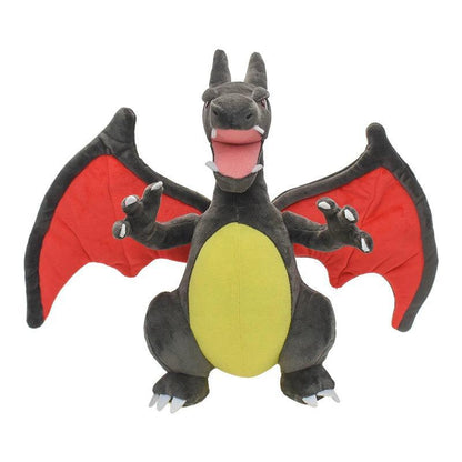 Shiny Black Charizard Plush Doll (Height 9.45 inches/24 cm) Original Pokemon Toy - Pokestore