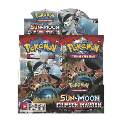 Pokémon TCG: Sun & Moon - Crimson Invasion Booster Display (36 Packs) - Pokestore