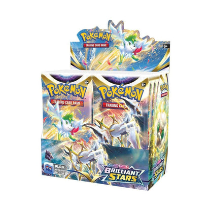 Pokémon TCG: Sword & Shield - Brilliant Stars Booster Display Box (36 Packs) - Pokestore