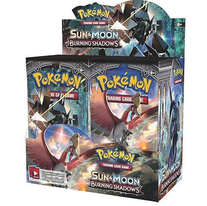 Pokémon TCG: Sun & Moon-Burning Shadows Booster Display Box (36 Packs) - Pokestore