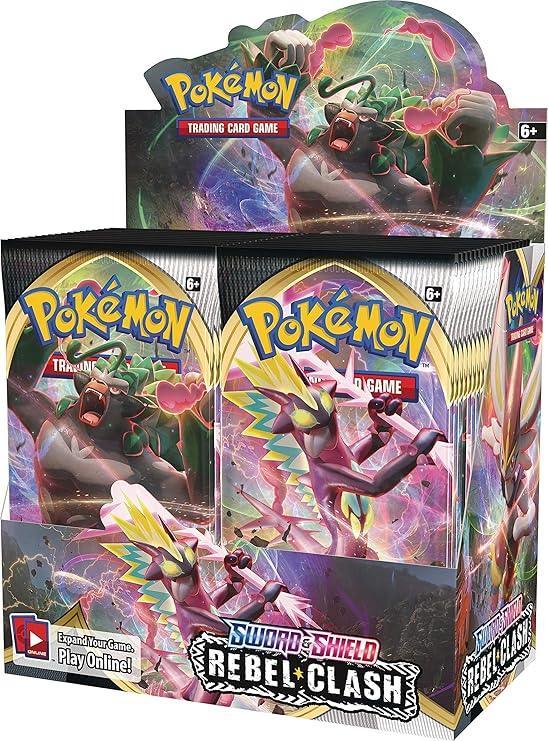 Pokémon TCG: Sword & Shield - Rebel Clash Booster Display Box (36 Packs) - Pokestore