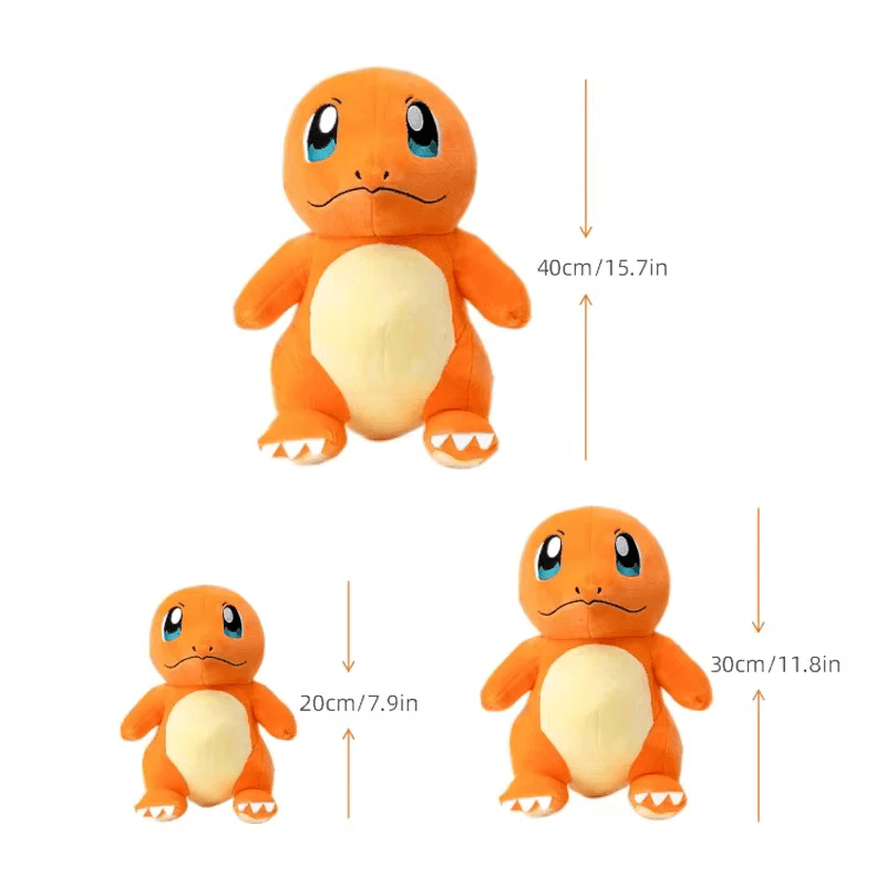 Pokemon Charmander Plush Doll (8/12 or 16 Inches) Original Toy - Pokestore