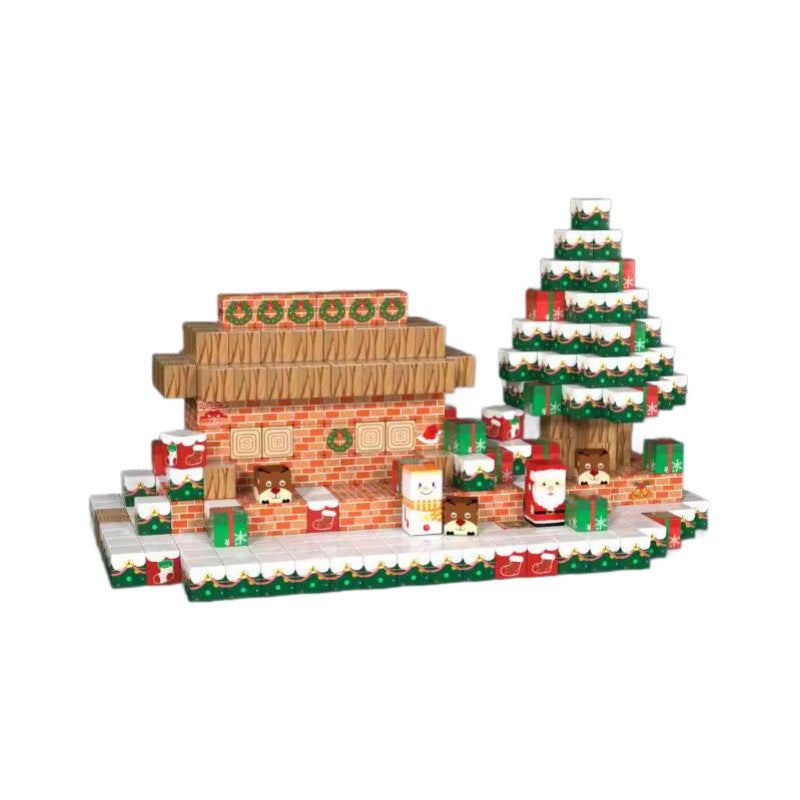 Magnetic Building Blocks-Christmas Theme