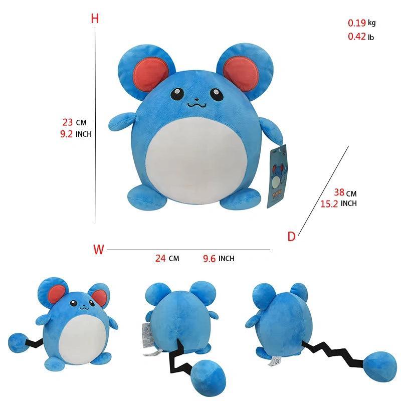 Pokemon Marill Plush Doll (9.2 Inches/23 cm) Original Toy - Pokestore