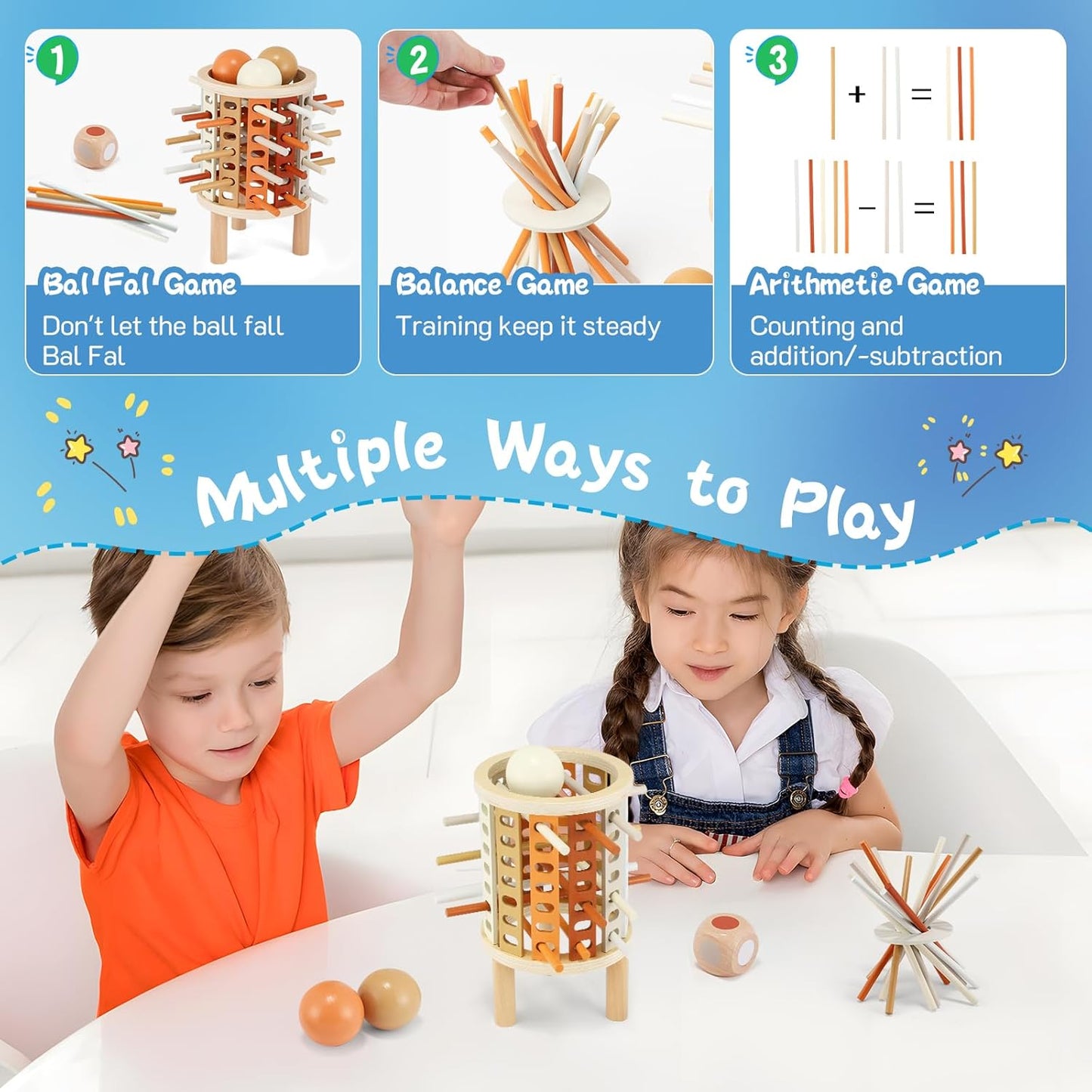 Montessori Wooden Board Game