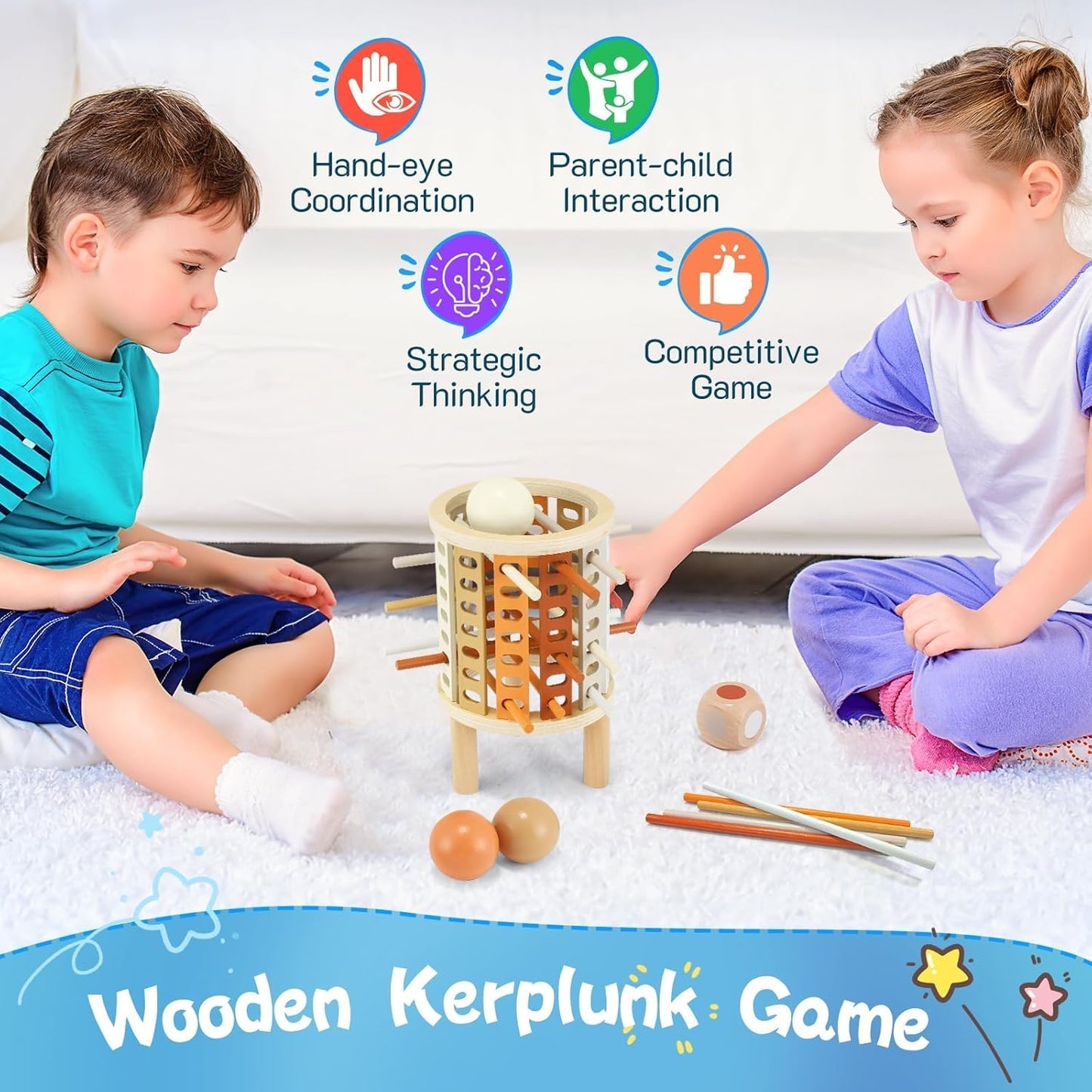 Montessori Wooden Board Game