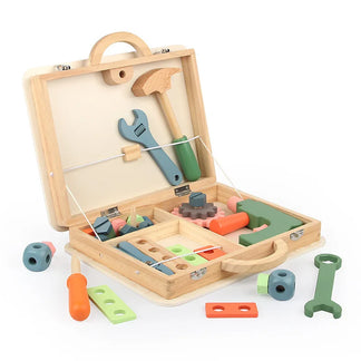 Montessori Wooden Tool Box