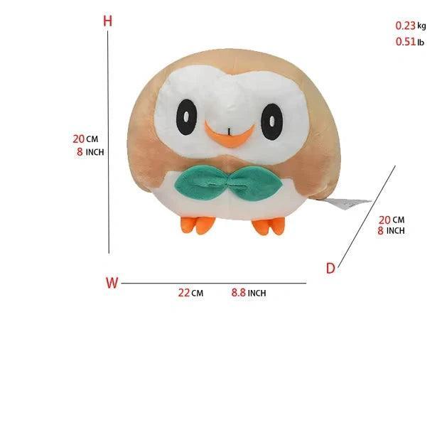 Pokemon Rowlet Plush Doll 8 Inches/20 cm Original Toy - Pokestore