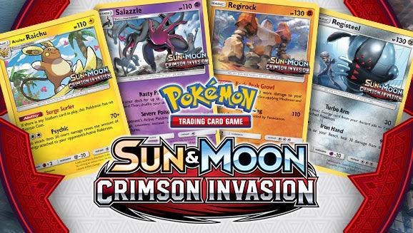 Pokémon TCG: Sun & Moon - Crimson Invasion Booster Display (36 Packs) - Pokestore